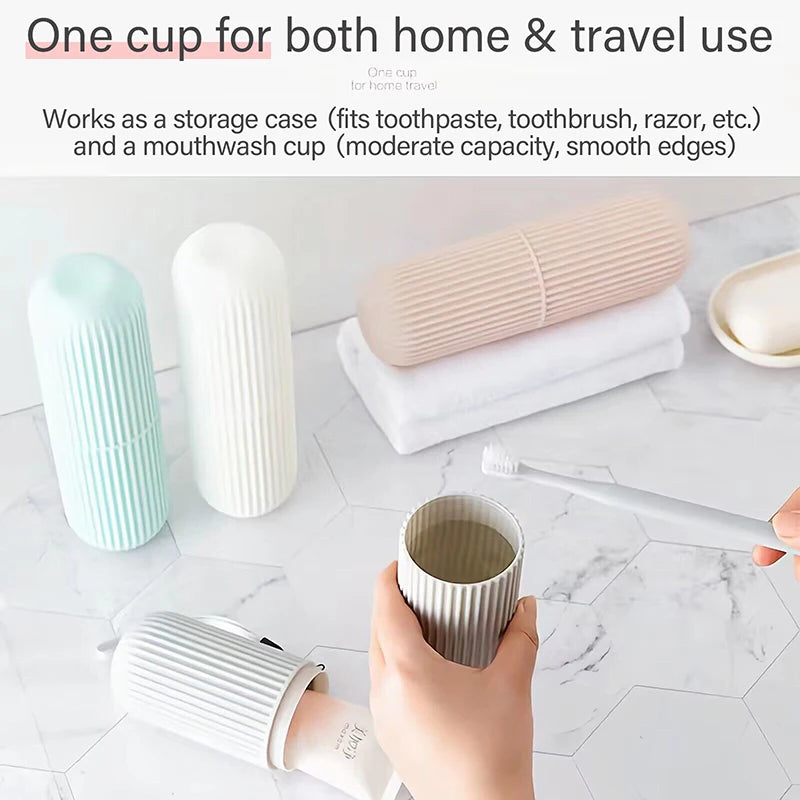 1Pc Portable Travel Toothbrush Toothpaste Storage Box Camping Storage Box Cover for Toothbrush from Dirt and Damage LXYJSN02