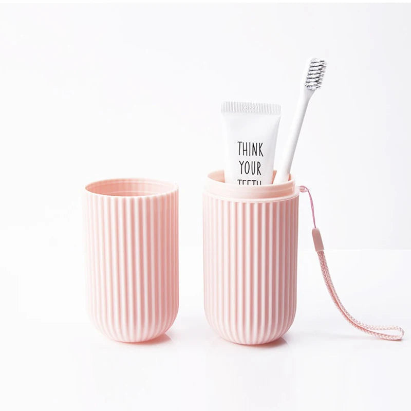 1Pc Portable Travel Toothbrush Toothpaste Storage Box Camping Storage Box Cover for Toothbrush from Dirt and Damage LXYJSN02