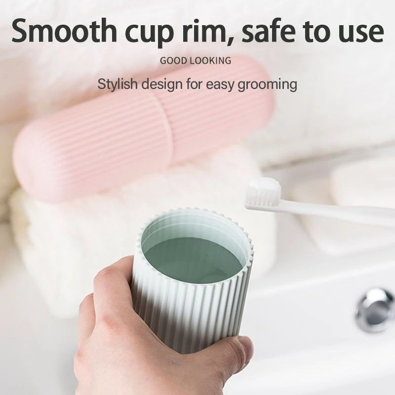 1Pc Portable Travel Toothbrush Toothpaste Storage Box Camping Storage Box Cover for Toothbrush from Dirt and Damage LXYJSN02