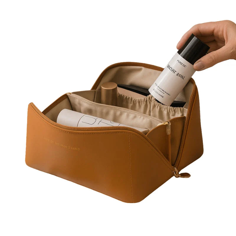 Glampouch – Trousse Cosmétique Grande Capacité Avec Poches À Fermeture Éclair