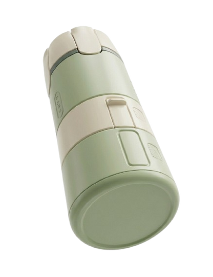 Botella de Viaje 4 en 1 | Dispensador Compacto Antigoteo