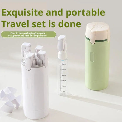 4In1 Travel Dispenser Portable Travel Bottles Leak Proof Leakproof Travel Container For Perfume Shampoo Conditioner Lotion